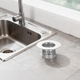 thumbnail image 3 of Stainless Steel Strainer And Drain Filter Universal Hair Catcher For Bathroom Wash Basin Clog Mesh Screen And Durable Drain Protector For Home Kitchen, 3 of 4