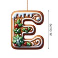 thumbnail image 2 of 26 Alphabet Ornaments For Christmas Tree Candy Cane Initial Letter M Pendant With Berries Pattern Mini Hanging Decorations For Party DIY Holiday Kitchen Towels Acrylic Snowflake Beads Easter, 2 of 3