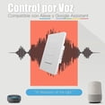 thumbnail image 4 of HLONK Smart Triple Light Switches  2.4GHz Wi-Fi 3 Gang Single Pole Switch  Netural Wire Required  Inteligente Switch Combo Work with Alexa Google Assistant  Remote Control, 4 of 14