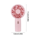 thumbnail image 3 of Limited Time Deal Iumwxz Mini Handheld Fan Battery Powered Small Portable Adjustable Speed USB Rechargeable Fan Powerful Eyelash Fan Suitable for Kids Women Men Indoor Outdoor Travel Room Decor, 3 of 6