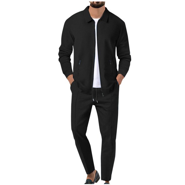 Cameland Men's Tracksuits Outfits Sweatsuits for Men Athletic Track Suits 2 Piece Set Full Zip Sweat Suits Jogging Suits