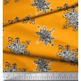 thumbnail image 3 of Soimoi Rayon Fabric Floral Block Fabric Prints by Yard 56 Inch Wide, 3 of 3