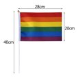 thumbnail image 3 of Decorative Flags, Rainbow Flag Polyester Flag, Support Gay Hand Waving Flag, Flags_ Banners & Accessories, 3 of 6