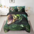 thumbnail image 2 of YST Big Bass Fish 7-Piece Comforter Set, Twin, 7 Count, 2 of 4
