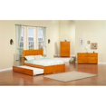 thumbnail image 3 of Leo & Lacey Urban Full Trundle Platform Bed in Caramel, 3 of 4