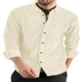 thumbnail image 1 of Printemps Automne Cual Chemises Couleur Unie Manches Longues Tops Bouton Chemises pour Parti, 1 of 4