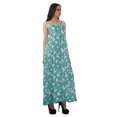 thumbnail image 3 of Moomaya Tenue d'Été pour Femmes en Rayonne Imprimée Partout Robes de Soirée Grande Taille, 3 of 4