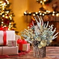thumbnail image 2 of Birdeem Christmas Tree Artificial Christmas Tree with Christmas Decorations Pines Cones Berries Tabletop Christmas Tree for Home Room Party Winter Indoor Outdoor, 2 of 6