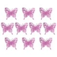 thumbnail image 1 of MesaSe Simulation Butterfly Christmas Plastic Decoration Accessories Layer Gold Powder Glitter New Artificial Flower  Tree, 1 of 10