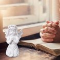 thumbnail image 2 of Praying Cherub Adorable Cherubs Statues Figurine Indoor Outdoor Home, 2 of 4