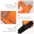 thumbnail image 3 of WHAMVOX 1Pc Luminous Orange Reflective Vest for Cycling Running with Quick Dry Fabric, 3 of 5