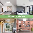 thumbnail image 4 of 54/96/136LED Solar Ceiling light Smart Indoor Solar Pendant Light with Remote Control 6500K Adjustable Brightness Timing Function IP65 Waterproof Solar Shed Lamp for Shed Porch Garage Gar, 4 of 10