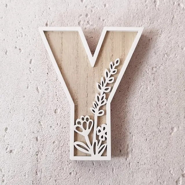 5 Inch Wooden Letters for Wall Decoration for Children's Room Crafts Name Signs Wedding and Home Décor