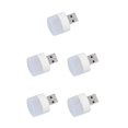 thumbnail image 2 of maskred USB Plug Lamp 6500K 3000K Lighting Device Table Computer Charging LED Book Lamps ABS Wear-resistance Reading Light White Light 5Set, 2 of 6