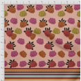 thumbnail image 2 of oneOone Polyester Lycra Fabric Stripe & Floral Panel Decor Fabric Printed BTY 56 Inch Wide, 2 of 3