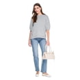 thumbnail image 2 of George Women's Short-Sleeve Oversized Sweater, 2 of 6