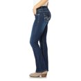 thumbnail image 3 of WallFlower Women's Luscious Curvy Bootcut Mid-Rise Insta Stretch Juniors Jeans (Standard and Plus), Scarlett, 15, 3 of 3