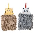 thumbnail image 1 of 2pcs Cartoon Hand Towel Water Absorbing Hand Towel Creative Hand Towel Home Supply, 1 of 8