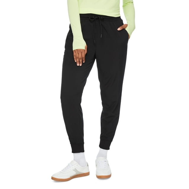 Athletic Works Women's Ribbed Cuff Woven Jogger