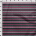 thumbnail image 3 of oneOone Silk Tabby Fabric Chevron & Greek Key Block Print Sewing Fabric BTY 42 Inch Wide, 3 of 4