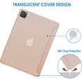 thumbnail image 3 of Supershield Case iPad Pro 11 Slim Stand Hard Back Shell Smart Cover for iPad Pro 11 Inch 4th Generation 2022 /3rd Generation 2021 /2nd Gen 2020  - Rose Gold, 3 of 5