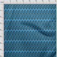 thumbnail image 4 of oneOone Rayon Blue Fabric Abstract Sewing Material Print Fabric By The Yard 56 Inch Wide, 4 of 4