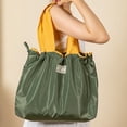 thumbnail image 4 of Latrodar Sacs d'Épicerie Réutilisables Pliables Lavables à la Machine Sacs de Magasinage Réutilisables Colorés Grands Sacs Pliants Réutilisables Pochette de Rangement à Fermeture Éclair Légère Poly Cadeaux d'Anniversaire pour Femmes, 4 of 5