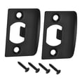 thumbnail image 2 of simhoa 2Pcs Door Strike Plates Accessories D Shaped Professional for Interior Doors Straight Corner, 2 of 7