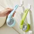 thumbnail image 4 of Hearth & Gear Pet Bath Brush Long Handle Grooming Brush With Shampoo Dispenser | Soft Silicone Cleaning Brush For Cats Dogs Rabbits | Liquid Adding Pet Massage Brush For Bathing Showering Slicker, 4 of 4