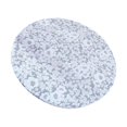 thumbnail image 1 of ziyahi Nappe Ronde en PVC Imperméable Housse de Table Déco Maison Gris Chrysanthème, 1 of 9