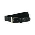 thumbnail image 1 of CTM®  Braided Elastic Stretch Belt with Croc Print End Tabs (Men's), 1 of 3