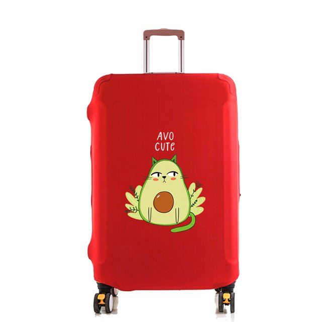 Luggage Suitcase Cover Protector Elastic Dust Case18-28 Inch Travel Protective Cover Case Travel Accessories Avocado Print 8Avocado021 S