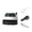 black, variant on Luzkey Desktop Vacuum Cleaner Cute Desk Vacuum Cleaner Portable Paper Scraps Desk Vacuum Sweeper for Crumbs Dust on Desk School Home white