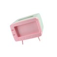 thumbnail image 2 of ziyahi TV Shaped Mobile Phone Stand Tissue Box, with 4 Supportive Sticks Pink, 2 of 8