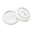 thumbnail image 1 of Replacement Ear Cushion, Ergonomic Design Ear Pads  Protein Leather Professional  For T450bt For T500bt White, 1 of 8
