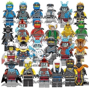 24 Pcs Ninjago Minifigures Building Blocks Toys Set For kids Gift-fanceye