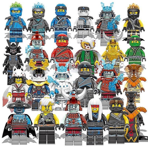 24 Pcs Ninjago Minifigures Building Blocks Toys Set For kids Gift-fanceye