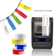 thumbnail image 3 of Tignapoo Yellow Thermal Cable Label Stickers for DP23 Series Printers - 30*45mm & 50mm, 80 Sheets per Roll, Durable Synthetic Paper for Easy Identification and Organization, 3 of 6