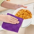 thumbnail image 4 of Vrorvz Premium Cotton Dishcloth Set for Kitchen and Cleaning Tasks Absorbent and Soft Suit for Household Glass Cleaning and Commercial Use Long Lasting Easy to Clean Not Fade Pack of 6, 4 of 6