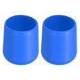 thumbnail image 1 of Unique Bargains 2 Pcs Silicone Fishing Rod Butt Cushion Protector Cap, Small, Blue, 1 of 7