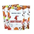 thumbnail image 1 of Darling Souvenir Multicolor Birthday Invitation Card Printable Elegant Fill or Write In Blank Party Invites 28 Pcs 5 x 7 Inches, 1 of 5