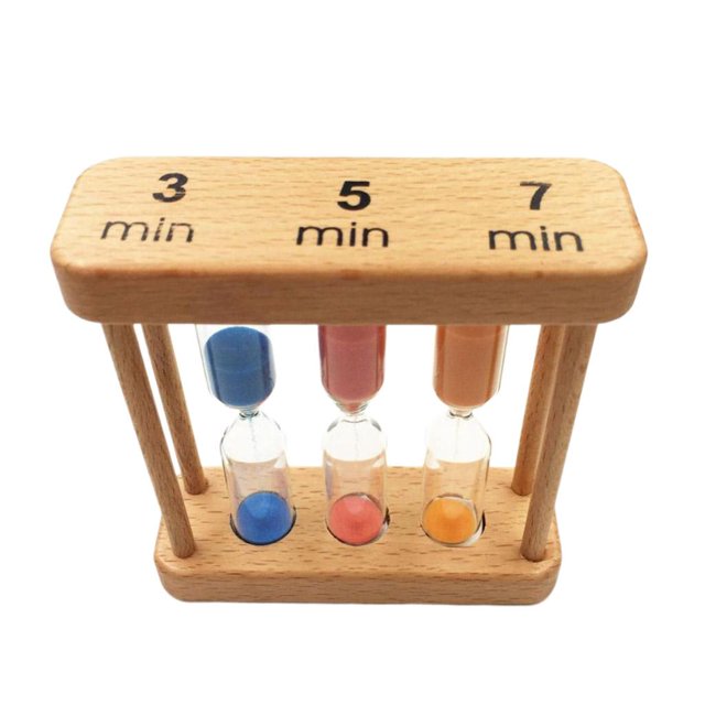 GROWTH TANK Wooden Hourglass Sandglass Timer for Cooking, Baking, Reading, Meditation