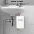 thumbnail image 4 of Mini  Water Heater, Electric Tankless Water Heater, G 1/2in Interface For Bathroom Kitchen Washing US 110V 3000W, 4 of 8