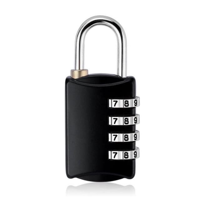 CHUANK Combination Lock Resettable 4 Digit Padlock Outdoor Waterproof Combo Lock for School Gym Locker Fence Gate Hasp Cabinet Toolbox Cases