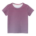 thumbnail image 4 of Birdeem Chemises pour Filles Chemises pour Enfants T-Shirt Graphique à Manches Courtes Col Rond Crop Top pour Filles et Garçons de 3 à 14 Ans T-Shirt Tee, 4 of 12