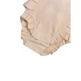 thumbnail image 3 of Xingqing Newborn Baby Girl Ruffle Outfit Summer Sleeveless Backless Ribbed Basic One Piece Romper Bodysuit Jumpsuit, 3 of 7