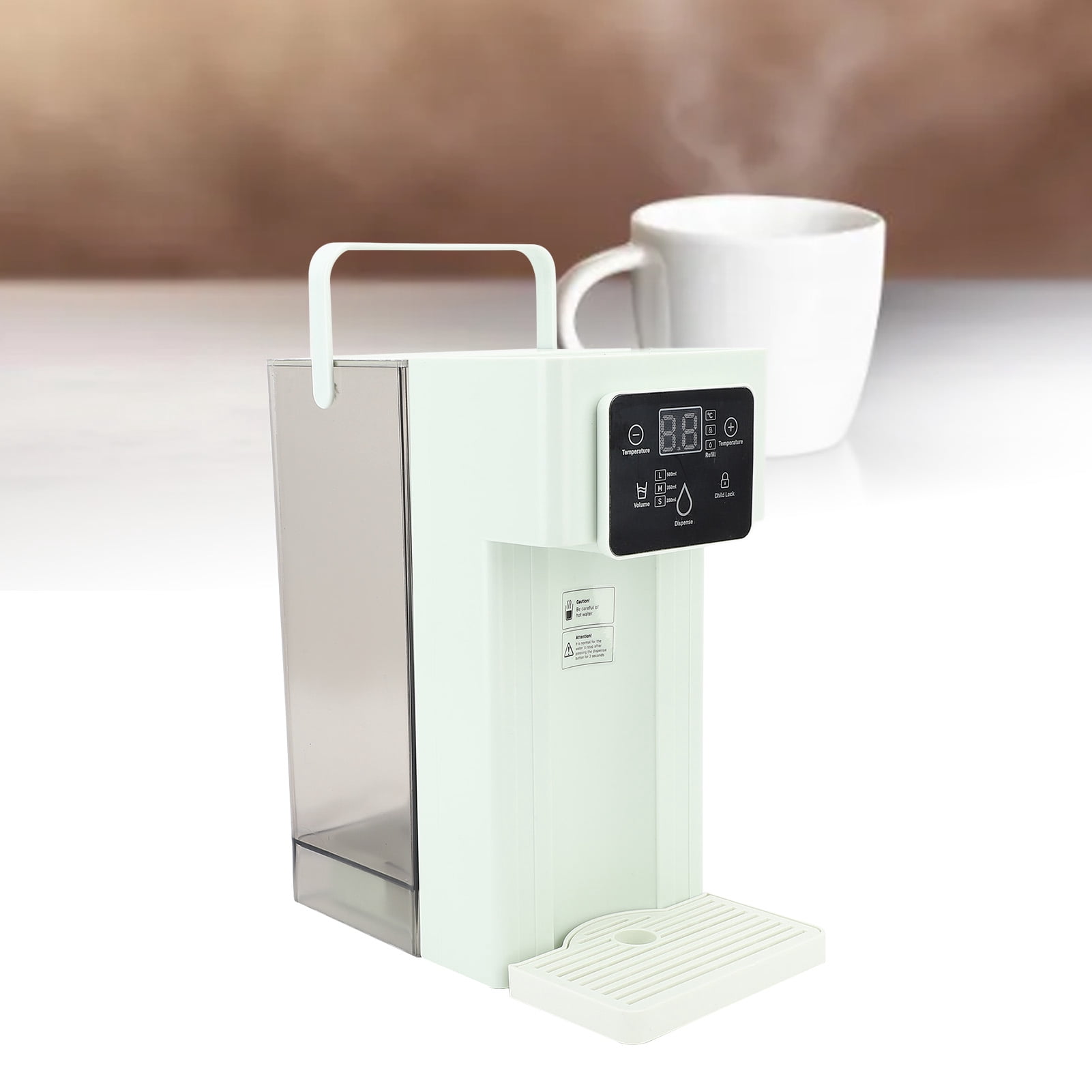 Rapid HeatingHot Water Dispenser, 3L Adjustable 7 Temperatures Electric Tea Kettle, Large Water Boiler Maker Child Locks Night Lights For Countertop Desktop Quick Heating