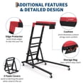 thumbnail image 2 of BeesClover Topside Automotive Engine Creeper, Adjustable Height from 48" - 66", 400LBS Capacity Foldable Top Side Creeper for Home Garage Workshop Repair Maintenance, 2 of 6
