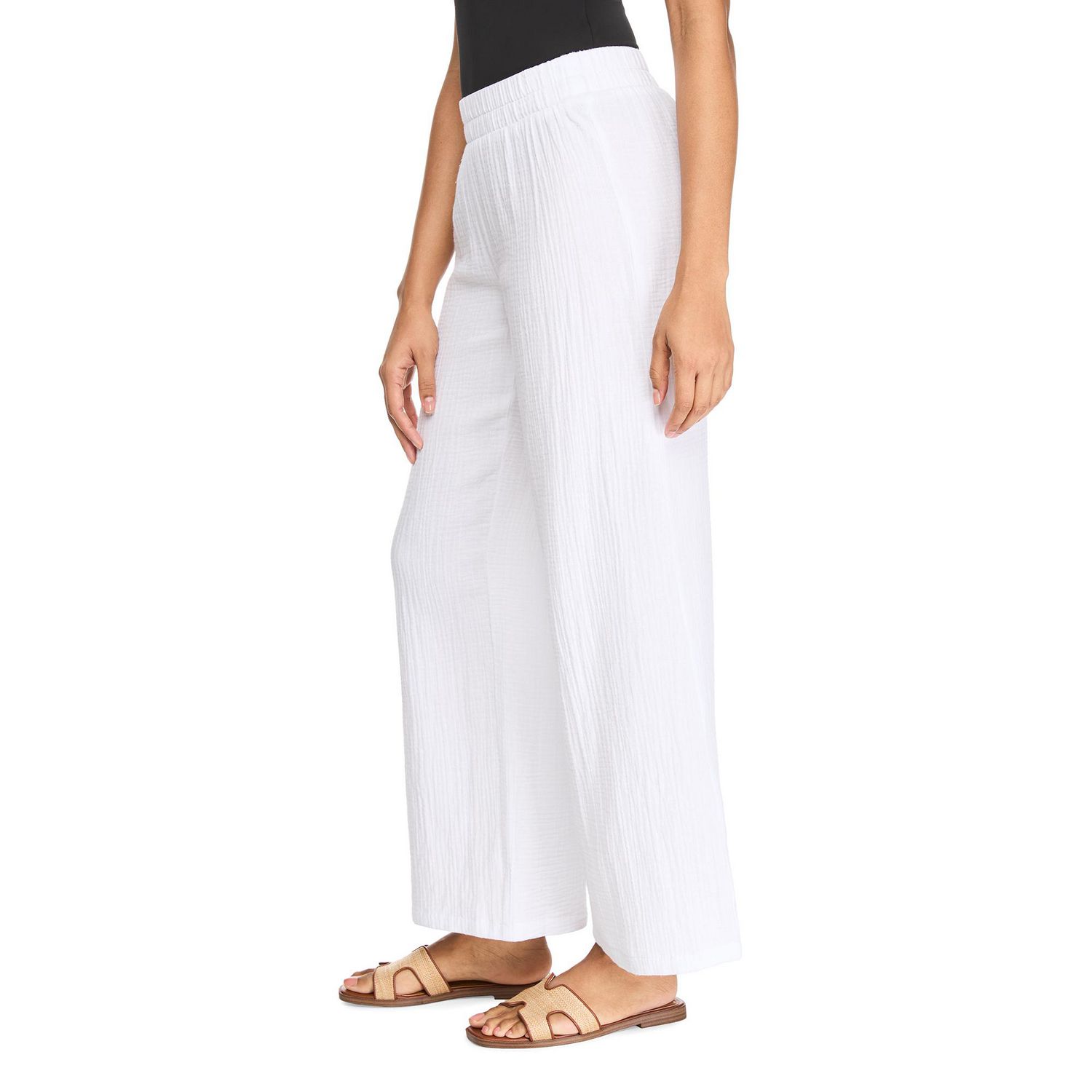 Pantalon couvre-maillot en gaze George pour femmes