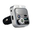 thumbnail image 1 of 2023 Bluetooth 5.3 FM Transmitter for Car, [Stronger Dual Mics Deep Bass Sound] , 48W PD&QC3.0 Car Charger Bluetooth Adapter, 1 of 1